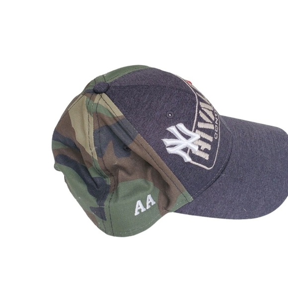 New Era 9 Forty MLB Unique Vintage Red Sox Yankees Rivalry Camo Baseball Cap - Picture 2 of 6